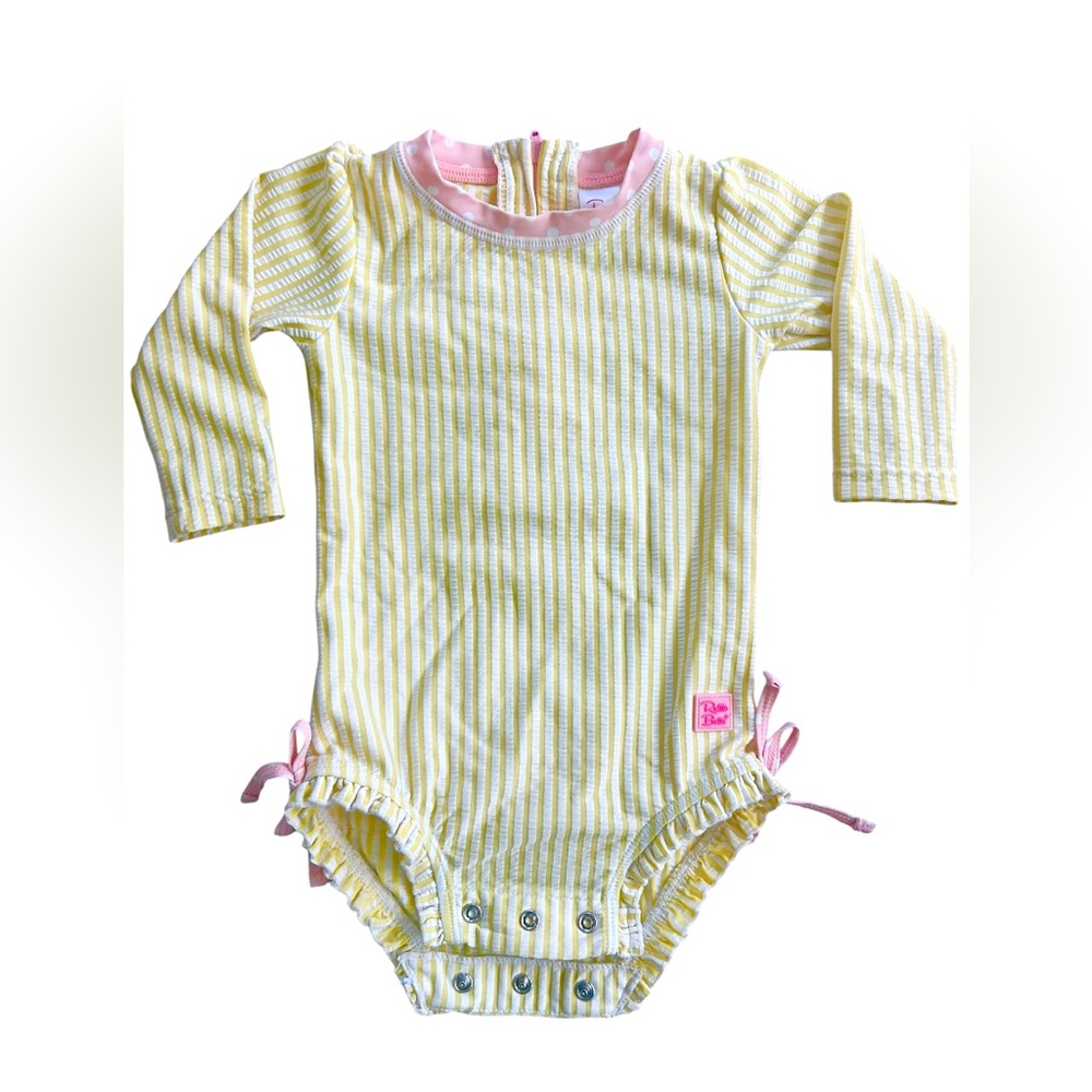 Ruffle Butts Seersucker Baby Swimsuit 💞
